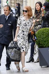 Jessica Chastain - Out in Paris 7/2/2016