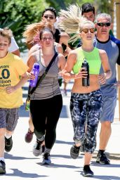 Julianne Hough in Spandex - Hosts a 2 Mile Run in Studio City 7/9/2016