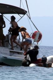 Kate Hudson in Bikini Top - Skiathos Island in Greece 7/25/2016 