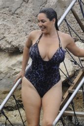 Kelly Brook in Swimsuit in Ischia, Italy 7/14/2016