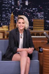 Kristen Stewart at the Tonight Show with Jimmy Fallon in New York City, July 2016
