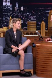 Kristen Stewart at the Tonight Show with Jimmy Fallon in New York City, July 2016