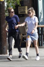 Kristen Stewart in SHorts - Out in LA 7/24/2016 