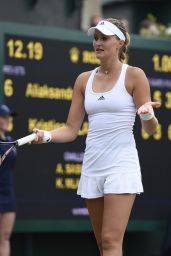Kristina Mladenovic – Wimbledon Tennis Championships in London 2nd Round 6/30/2016