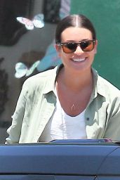 Lea Michele Style - Shopping in LA 7/25/2016 