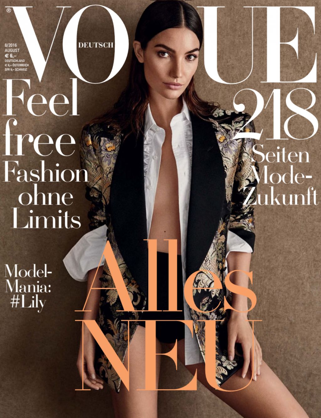 Lily Aldridge - Vogue Magazine Germany August 2016 Issue • CelebMafia
