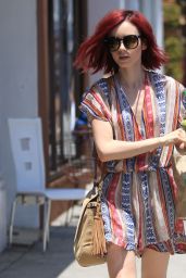 Lily Collins - Out in Beverly Hills 7/1/2016 