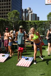 Lindsey Vonn Bikini Pics - Lindsey Vonn Summer Pre-Game Pool Party, July 2016