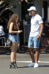 Madison Pettis in Jeans Shorts - Fred Segal