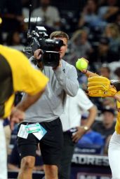 Nina Agdal - 2016 MLB All-Star Legends & Celebrity Softball Game in San Diego, 07/10/2016