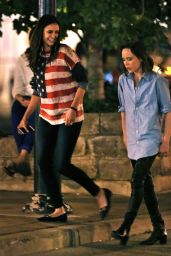 Nina Dobrev and Ellen Page - 