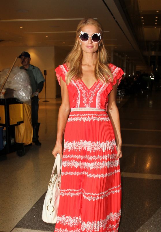 Paris Hilton at Los Angeles International Airport 6/30/2016