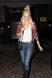 Poppy Delevingne Night Out Style - Arriving at Chiltern Fore House in London 6/30/2016