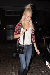 Poppy Delevingne Night Out Style - Arriving at Chiltern Fore House in London 6/30/2016