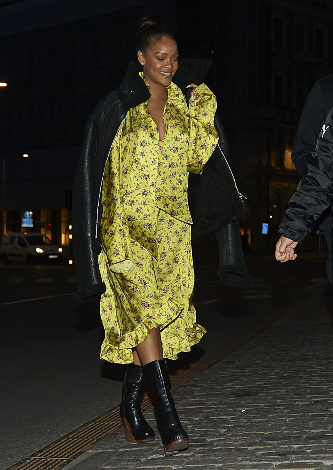 Rihanna Style Inspiration - Out in Stockholm, Sweden 7/5/2016 • CelebMafia