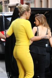 Rita Ora in Glaringly Yellow Outfit  - New York City 7/20/2016