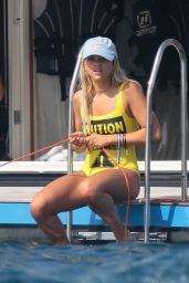 Sofia Richie in Swimsuit - Deck of a Luxury Yacht in Saint Tropez