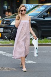 Suki Waterhouse in Summer Dress - New York City 7/20/2016 