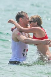 Taylor Swift in Red Bikini - Rhode Island 7/3/2016