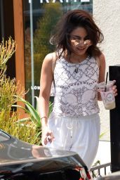 Vanessa Hudgens Casual Style - Shopping in Los Angeles 7/8/2016