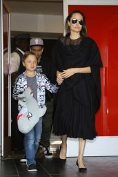 Angelina Jolie at LAX Airport in Los Angeles, June 2016