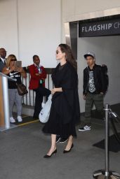Angelina Jolie at LAX Airport in Los Angeles, June 2016