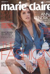 Anna Kendrick - Marie Claire Magazine UK September 2016