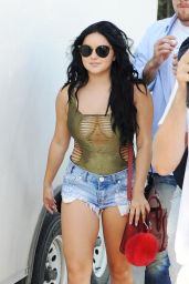 Ariel Winter in Jeans Shorts - Out in Beverly Hills 8/13/2016