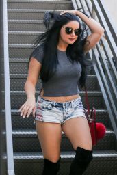 Ariel Winter in Jeans Shorts - West Hollywood 8/11/2016