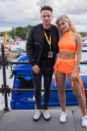 Bebe Rexha Perfoms at V Festival at Hylands Park in Chelmsford, England 8/21/2016