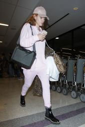 Bella Thorne Travel Outfit - at LAX 8/10/2016 