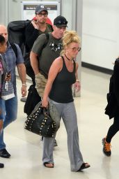 Britney Spears at Newark Airport in New Jersey 8/25/2016 