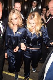 Cara Delevingne & Margot Robbie - Out Partying in Matching Tracksuits 08/04/2016