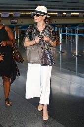 Catherine Zeta Jones - JFK Airport in New York  8/29/2016