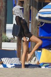 Charlotte McKinney in Bikini at Beach With Sister Garland McKinney in Santa Monica 8/27/2016 