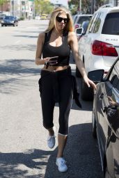 Charlotte McKinney in Leggings - Los Angeles 8/4/2016 