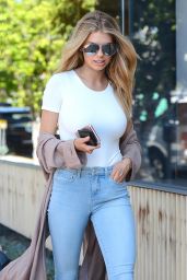 Charlotte McKinney in Tight Jeans - Out For a Coffee Run in West Hollywood 8/10/2016