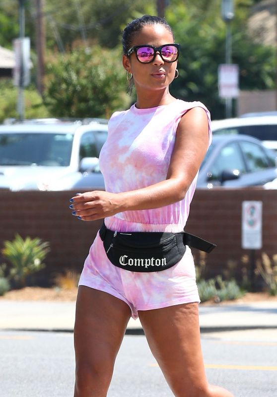 Christina Milian Summer Street Style - Out in LA 8/29/2016 