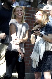 Claire Danes on the Set of 