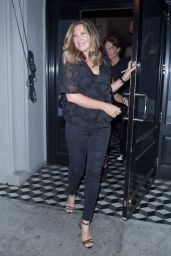 Daisy Fuentes Night Out Style - Leaving Craig