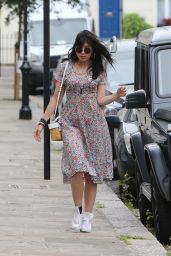 Daisy Lowe Casual Style - Out in London 8/18/2016 