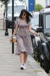 Daisy Lowe Casual Style - Out in London 8/18/2016 