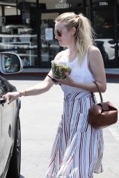 Dakota Fanning - Leaves a Friends House in Los Angeles 08/05/2016