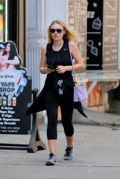 Dakota Fanning Street Style - Out in New York  City 8/22/2016