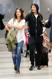 Danielle Campbell at JFK Airport in NYC 8/19/2016 
