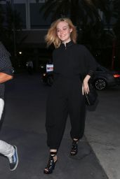 Elle Fanning at the Staples Center in Los Angeles 8/12/2016 