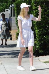 Elle Fanning - Out in West Hollywood 8/29/2016
