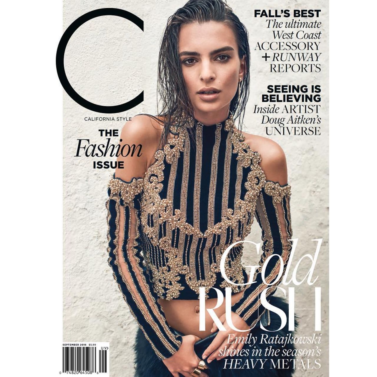 Emily Ratajkowski - C Magazine September 2016 Cover and Photos • CelebMafia