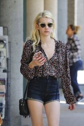 Emma Roberts - Shopping in Los Angeles 8/22/2016