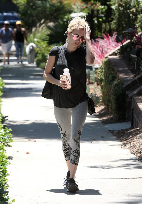 Emma Roberts Street Style - Beverly Hills 8/11/2016 